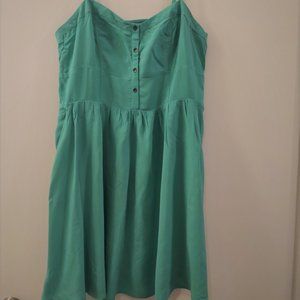 Express Dress Blue Turquoise size large